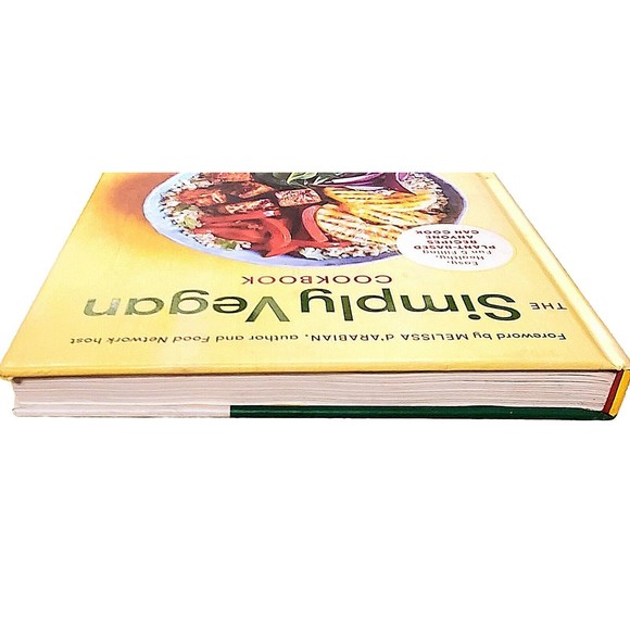 The Simply Vegan Cookbook Easy Fun Plant Based Recipes Hardcover Dustin Harder - Picture 5 of 6